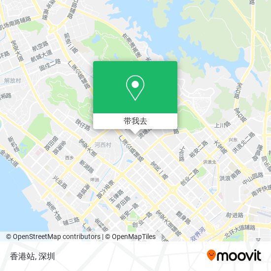 香港站地图