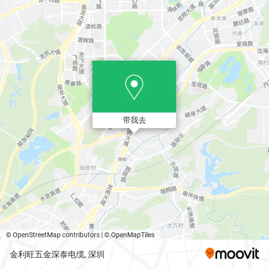 金利旺五金深泰电缆地图