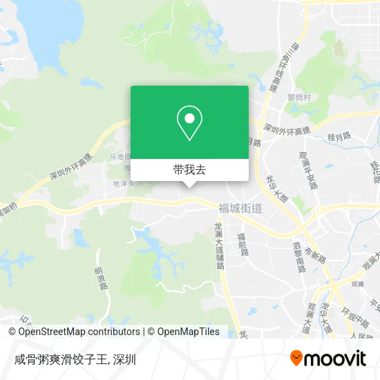 咸骨粥爽滑饺子王地图