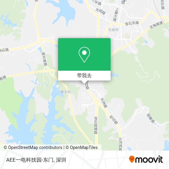 AEE一电科技园-东门地图
