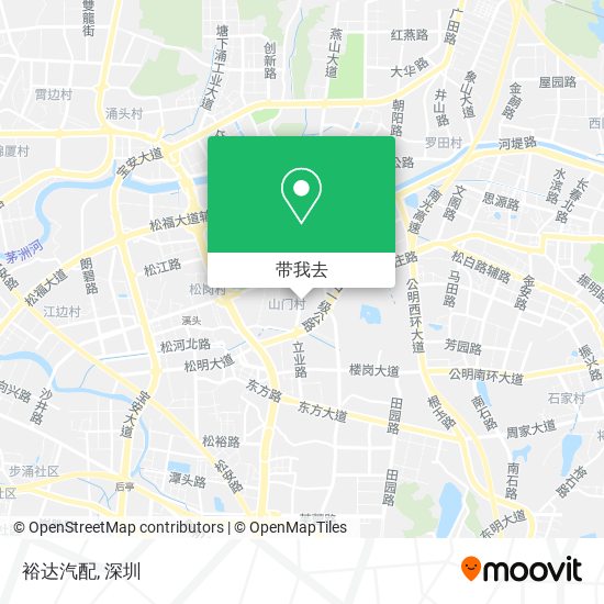 裕达汽配地图