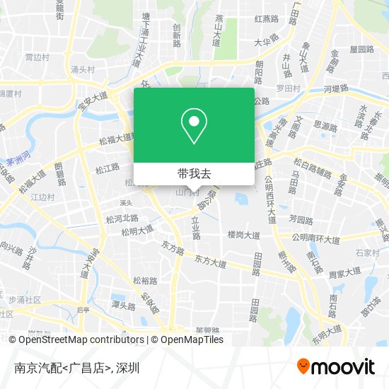 南京汽配<广昌店>地图