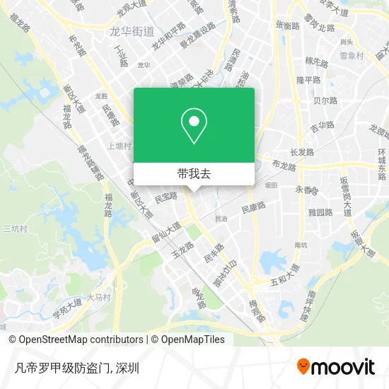 凡帝罗甲级防盗门地图
