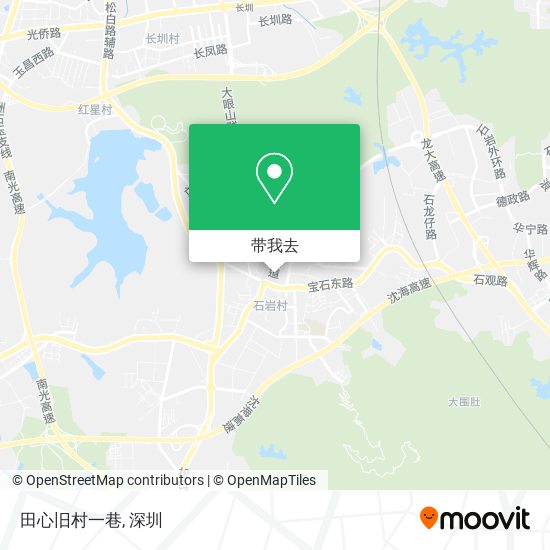 田心旧村一巷地图