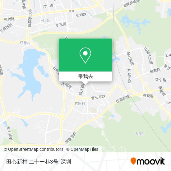 田心新村-二十一巷3号地图