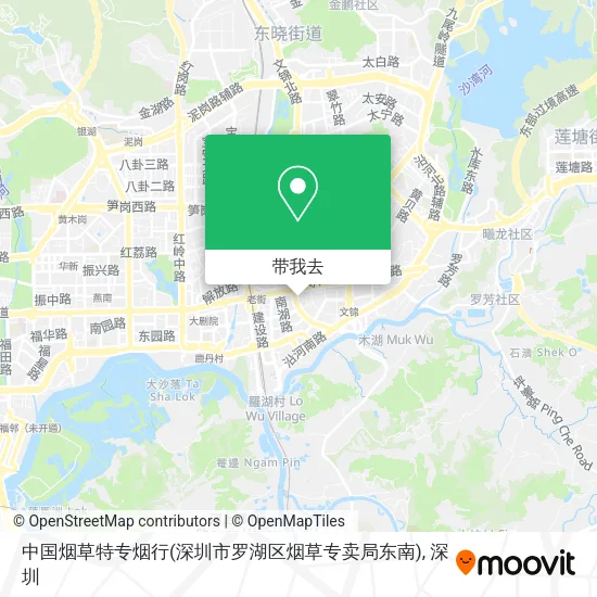 中国烟草特专烟行(深圳市罗湖区烟草专卖局东南)地图