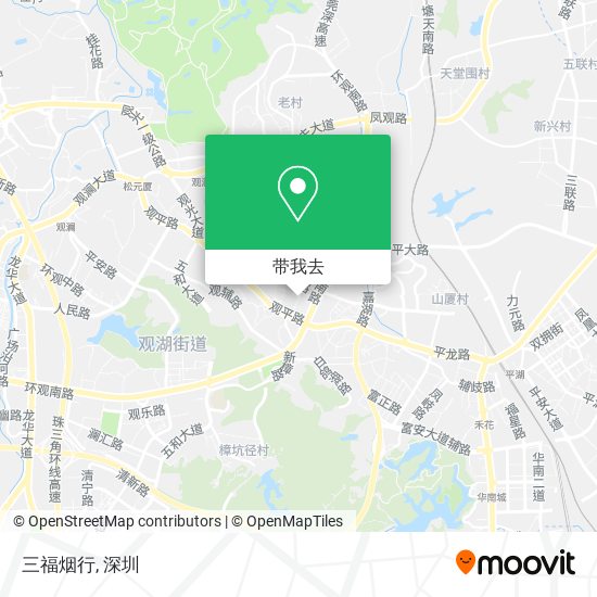 三福烟行地图
