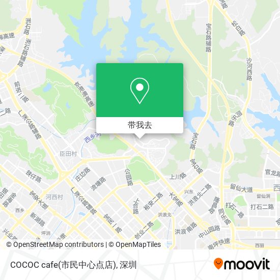 COCOC cafe(市民中心点店)地图