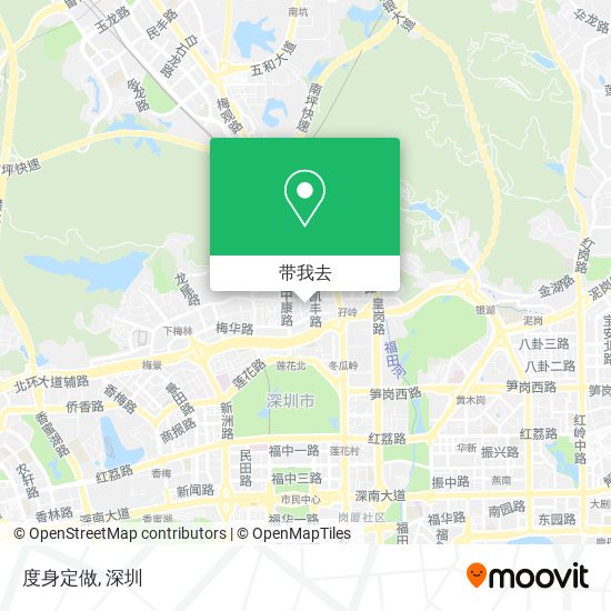 度身定做地图