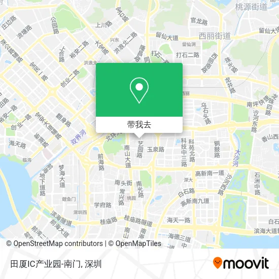 田厦IC产业园-南门地图