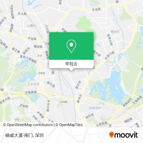 确威大厦-南门地图