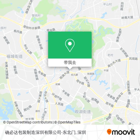 确必达包装制造深圳有限公司-东北门地图