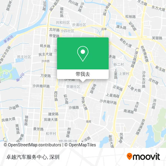 卓越汽车服务中心地图
