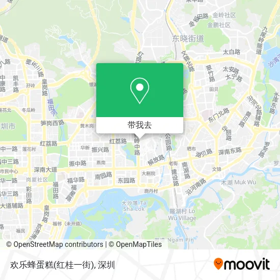 欢乐蜂蛋糕(红桂一街)地图