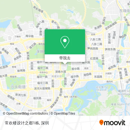 常欢楼设计之都1栋地图