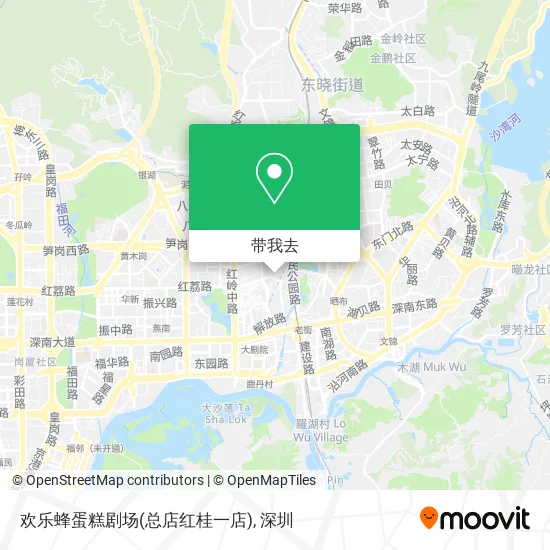 欢乐蜂蛋糕剧场(总店红桂一店)地图