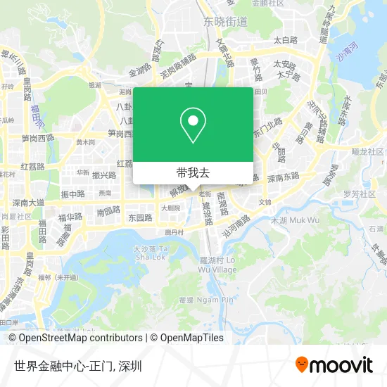 世界金融中心-正门地图