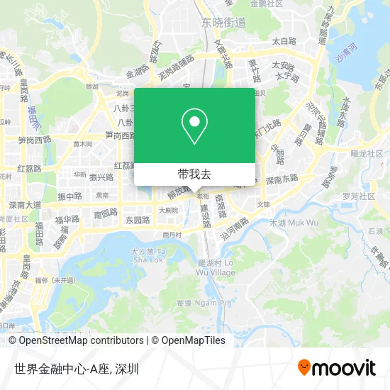 世界金融中心-A座地图