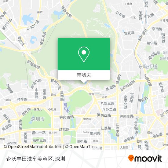 企沃丰田洗车美容区地图