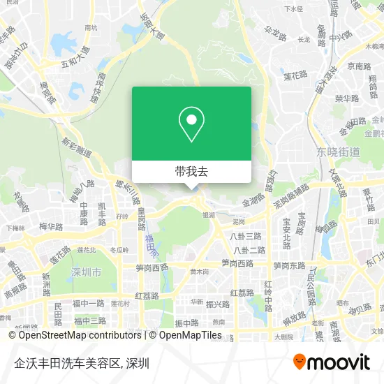 企沃丰田洗车美容区地图