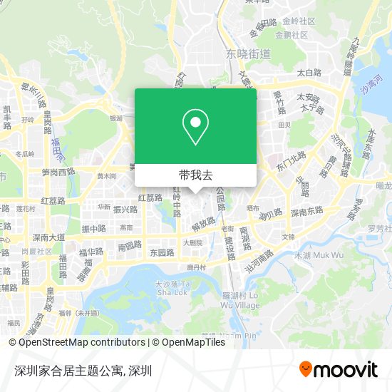 深圳家合居主题公寓地图