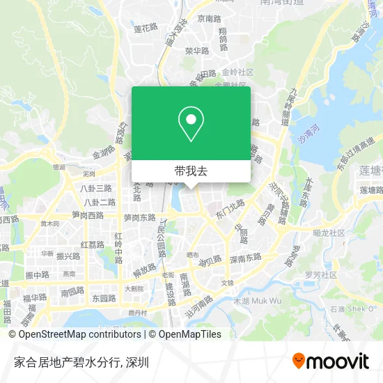 家合居地产碧水分行地图