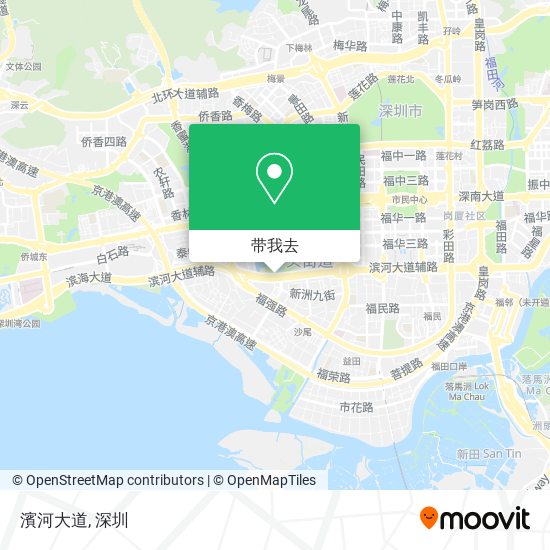 濱河大道地图