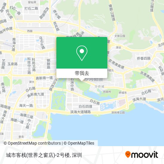 城市客栈(世界之窗店)-2号楼地图