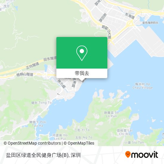 盐田区绿道全民健身广场(B)地图