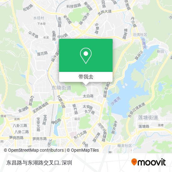 东昌路与东湖路交叉口地图