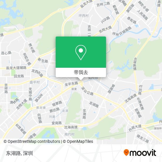 东湖路地图
