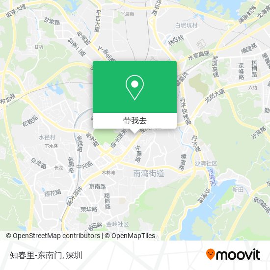 知春里-东南门地图