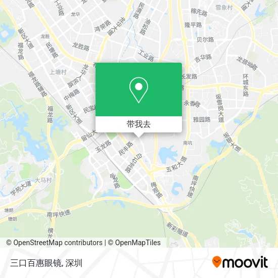 三口百惠眼镜地图