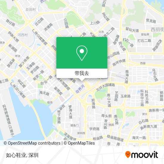 如心鞋业地图