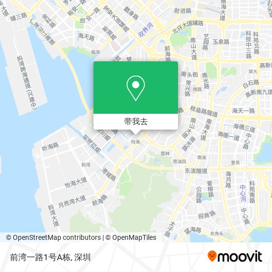 前湾一路1号A栋地图