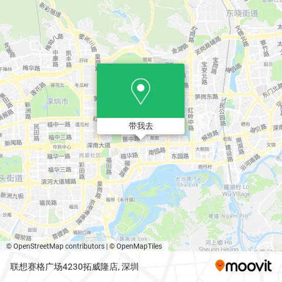 联想赛格广场4230拓威隆店地图