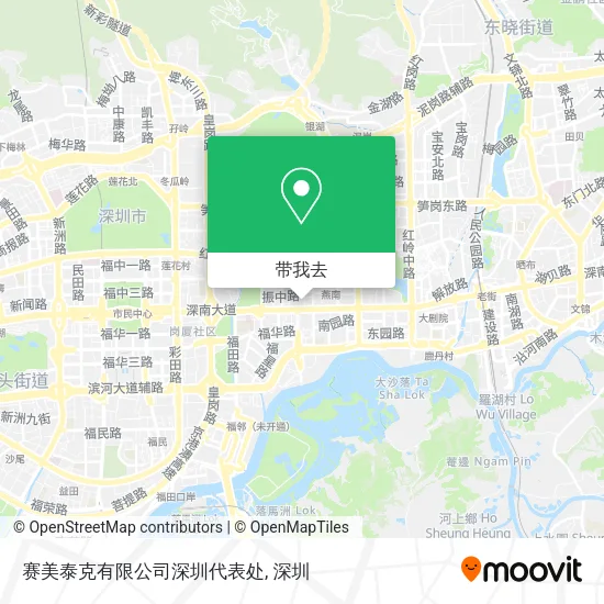 赛美泰克有限公司深圳代表处地图