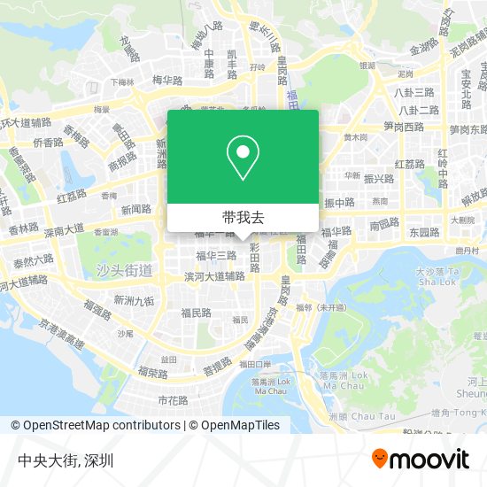 中央大街地图