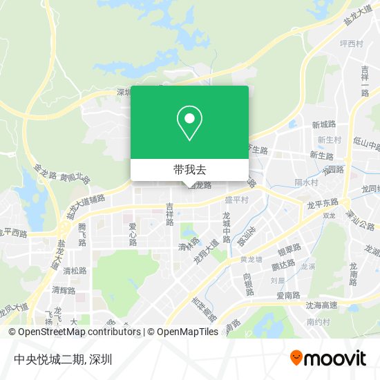中央悦城二期地图