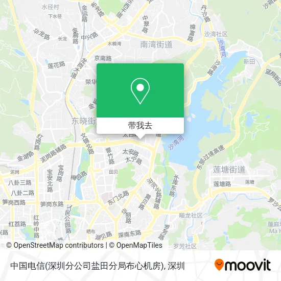 中国电信(深圳分公司盐田分局布心机房)地图