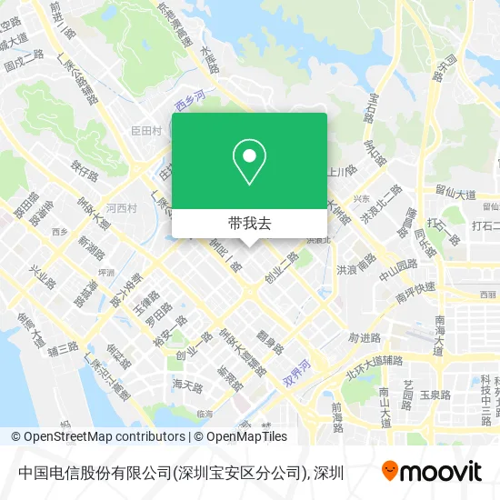 中国电信股份有限公司(深圳宝安区分公司)地图
