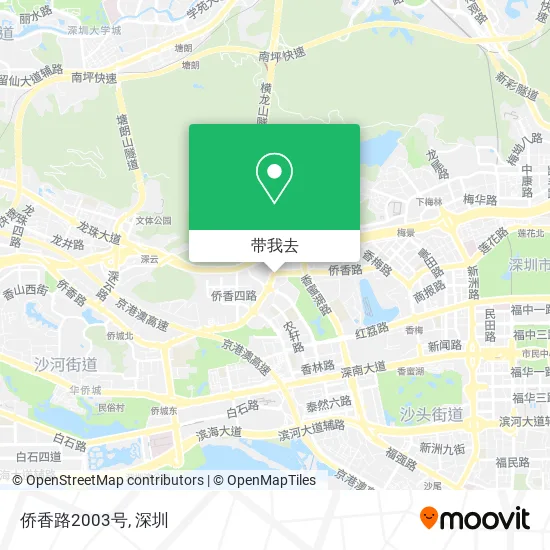 侨香路2003号地图