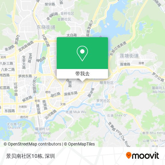 景贝南社区10栋地图
