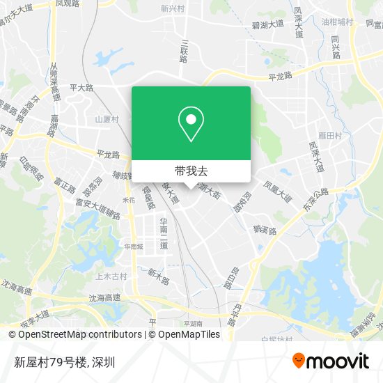 新屋村79号楼地图