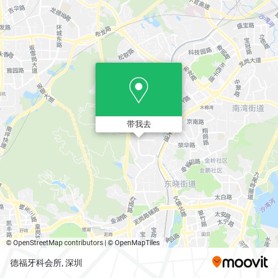 德福牙科会所地图