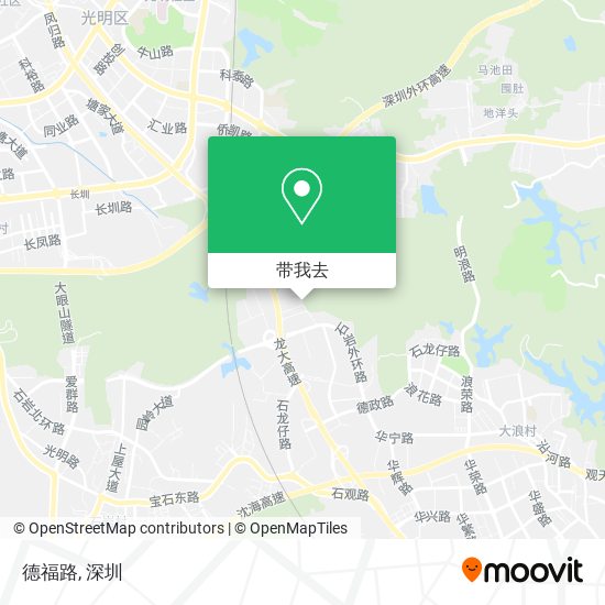 德福路地图