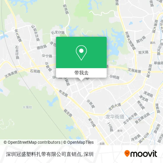 深圳冠盛塑料扎带有限公司直销点地图