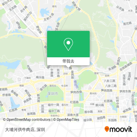 大埔河供牛肉店地图