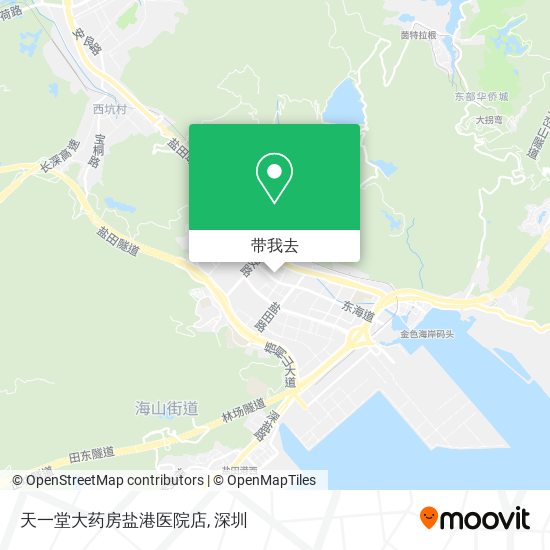 天一堂大药房盐港医院店地图