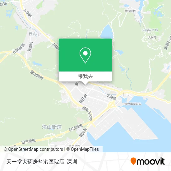 天一堂大药房盐港医院店地图